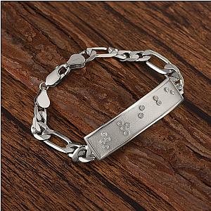Touchstone* Tribe ID Link Bracelet in Silver