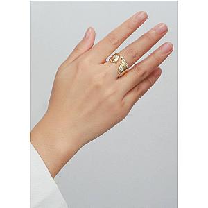 Touchstone* Badass Gold Open Flex Ring