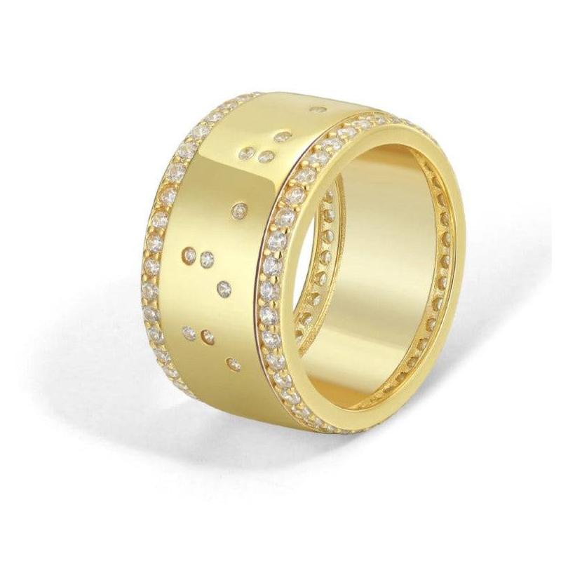 Touchstone* Badass Gold Wide Band