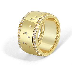 Touchstone* Badass Gold Wide Band