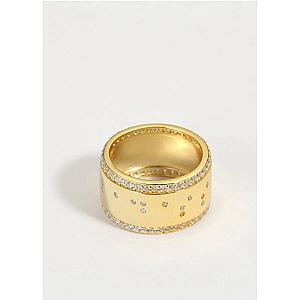 Touchstone* Badass Gold Wide Band