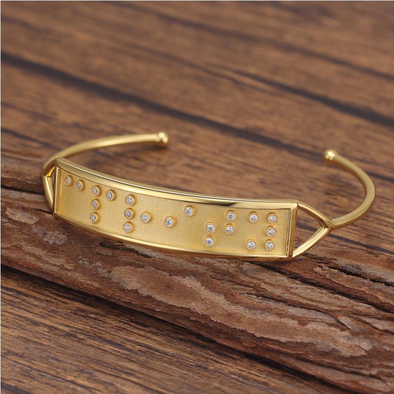 Touchstone* Clarity Cuff Gold