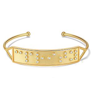 Touchstone* Clarity Cuff Gold