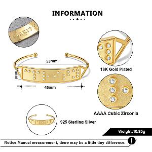 Touchstone* Clarity Cuff Gold