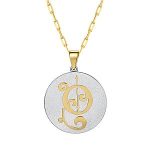 Saints & Saviours* Fancy Initial Pendant Necklace A-Z