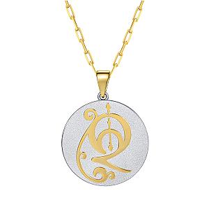 Saints & Saviours* Fancy Initial Pendant Necklace A-Z