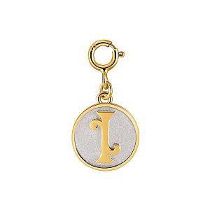 Dainty Fancy Initial Clip-on Pendant Charm A-Z