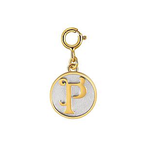 Dainty Fancy Initial Clip-on Pendant Charm A-Z