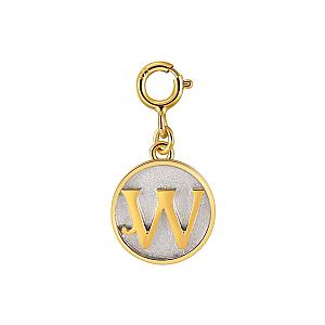 Dainty Fancy Initial Clip-on Pendant Charm A-Z