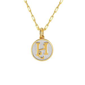Dainty Fancy Initial Pendant Necklace A-Z