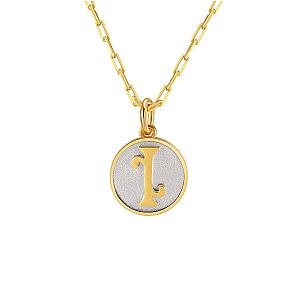 Dainty Fancy Initial Pendant Necklace A-Z