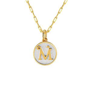 Dainty Fancy Initial Pendant Necklace A-Z