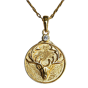 Zodiac Virgo Antler Necklace