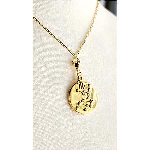 Zodiac Virgo Antler Necklace