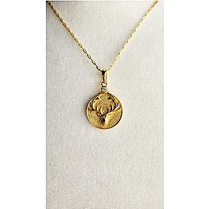 Zodiac Virgo Antler Necklace