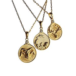 Zodiac Virgo Antler Necklace