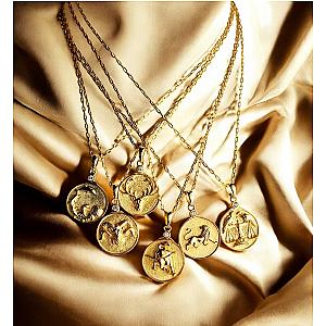 Zodiac Virgo Antler Necklace