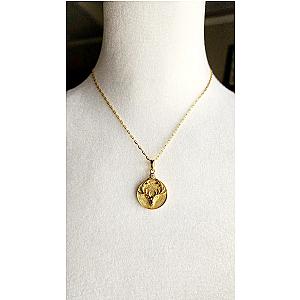 Zodiac Virgo Antler Necklace