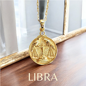 Zodiac Libra Ravens Necklace
