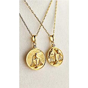 Zodiac Libra Ravens Necklace