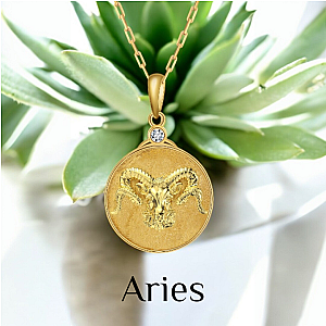 Zodiac Aries Necklace