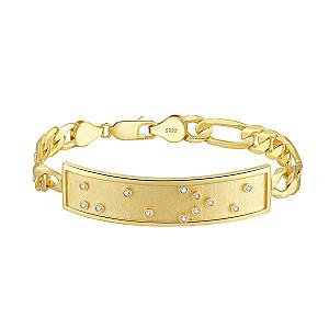 Touchstone* HE>i ID Link Bracelet in Gold