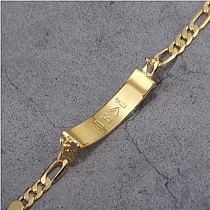 Touchstone* HE>i ID Link Bracelet in Gold