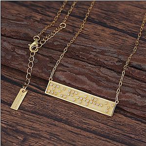 Touchstone You Got This Mini-Bar Necklace Gold