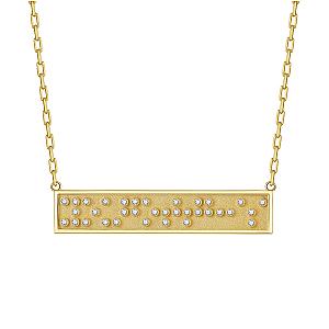 Touchstone You Got This Mini-Bar Necklace Gold