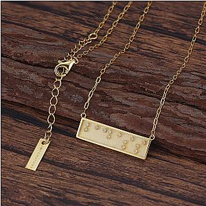 Touchstone Badass Mini-Bar Necklace Gold