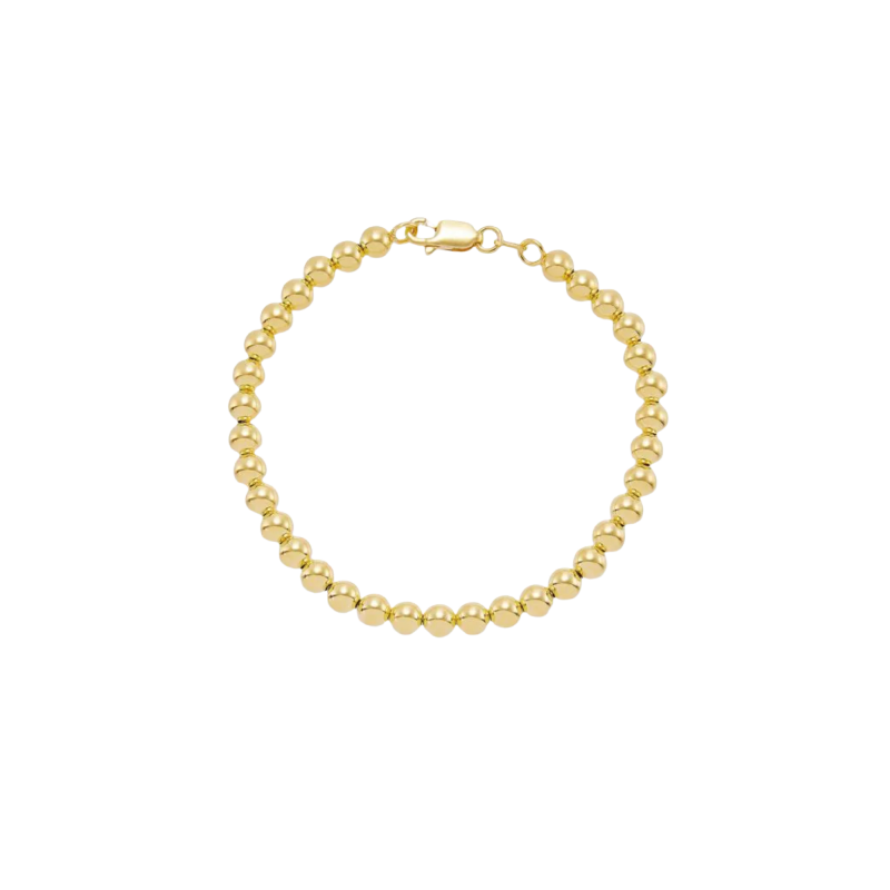 YOUnique Bracelet Ball Bead Gold
