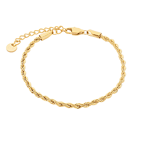 YOUnique Bracelet Rope Chain Gold
