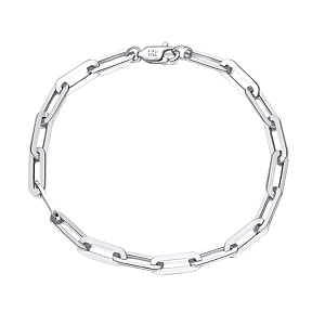 YOUnique Bracelet Large Clip Link Silver