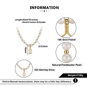 Pickleball* Pearly Paddle Necklace