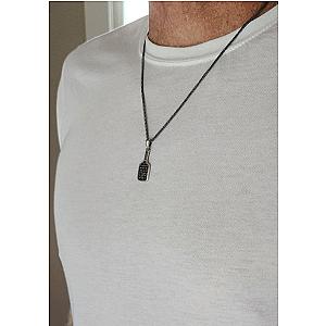 Pickleball* Baller Paddle Necklace Silver