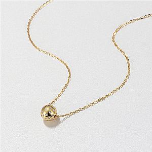 Pickleball Babe Belle BLING Ball Gold Necklace