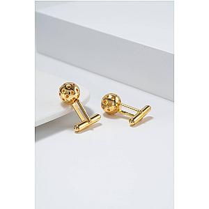 Pickleball Cuff Links Gold Ball