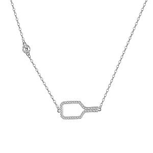 Pickleball Bella Bling Silver Necklace
