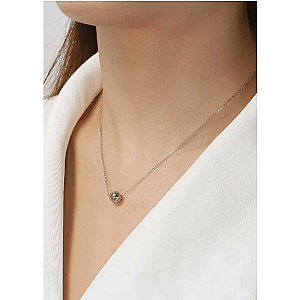 Pickleball Babe Belle Ball Silver Necklace