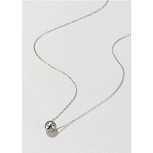 Pickleball Babe Belle Ball Silver Necklace