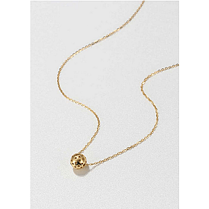Pickleball Baby Belle Ball Gold Necklace