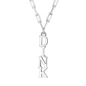 Pickleball* Dinks on Me Silver Necklace