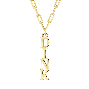 Pickleball* Dinks on Me Gold Necklace