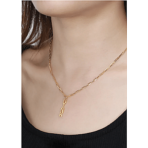 Pickleball* Dinks on Me Gold Necklace