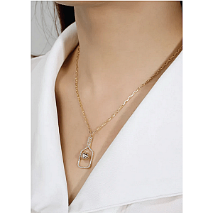 Pickleball The Volley Plus Gold Necklace