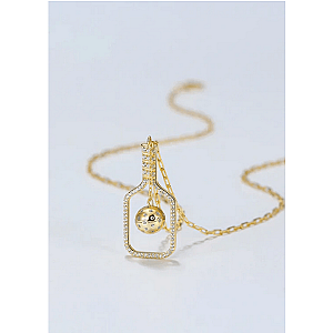 Pickleball The Volley Plus Gold Necklace