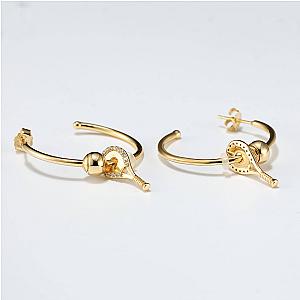 LoveMatch* Tennis Hoop Playtime Earrings Gold