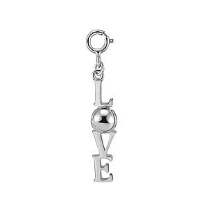 LoveMatch* LOVE Tennis Charm Silver