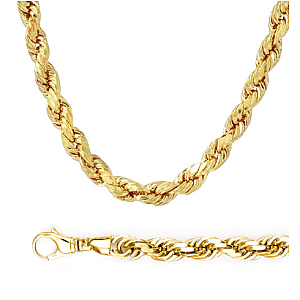LoveMatch* Tennis Heart pendant gold rope chain