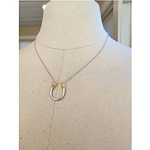 Saints and Saviors Feeling Lucky Reversible Silver Horseshoe Necklace